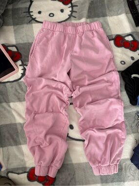 John galt brandy Melville pink cuffed joggers